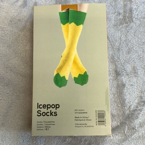 Top socks - Ice pop socks. NWT. One size. - Picture 2 of 2